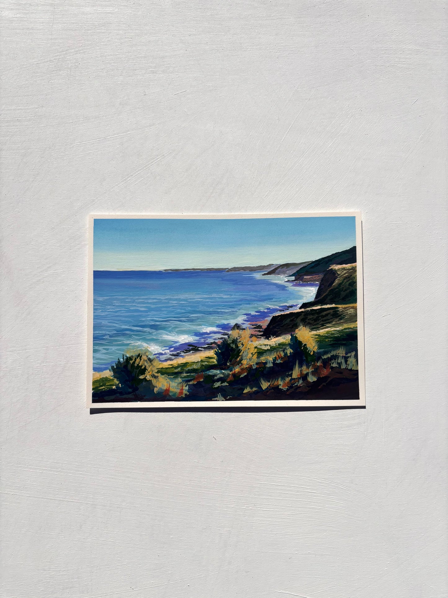 'Sunlit Seascape' Original Artwork