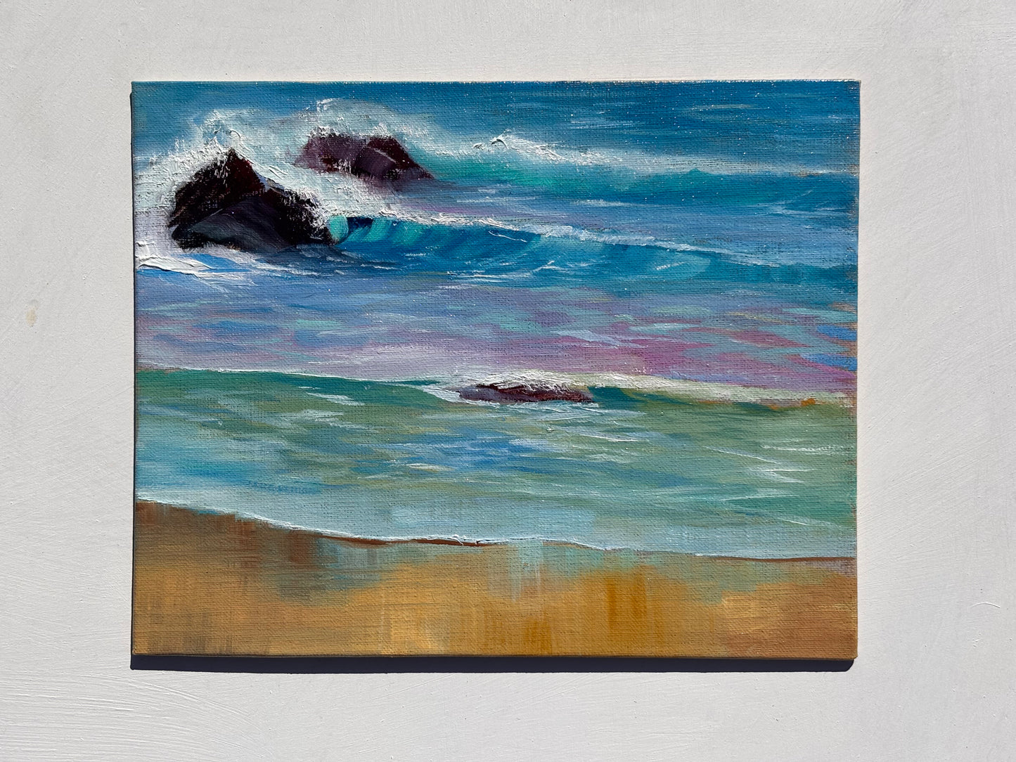 'Crashing Waves In The Early Morning Light'